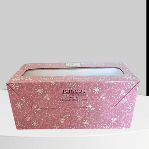 Johanna Parker Design Christmas Snowman Sugar and Creamer Set Carnival Cottage - Picture 4 of 6